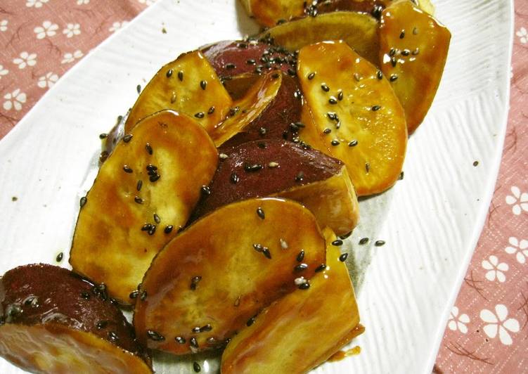 Easiest Way to Prepare Homemade Non-Fried Daigaku Imo Sweet Potatoes