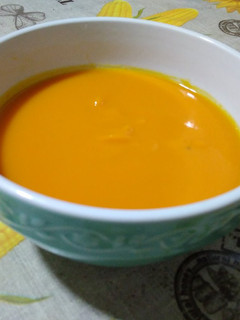 Una foto de Crema de calabaza con tomate frito con Thermomix