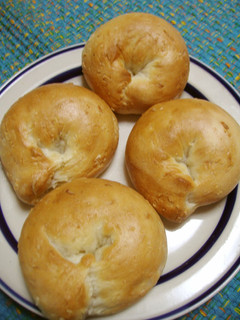 A picture of Coconut Bagels.