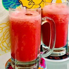 Watermelon juice A picture of Watermelon juice.