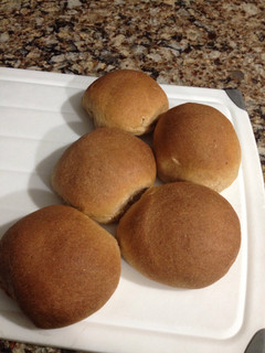 A picture of Whole Wheat Bread Machine Rolls.