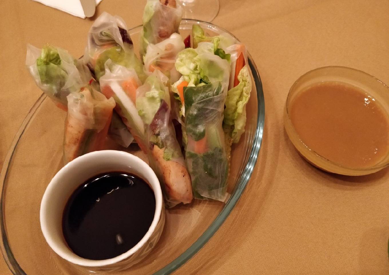 SummerRolls de Pollo