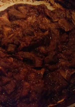 A picture of Mothers' baked beef.