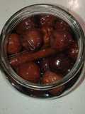 Guindas en licor casero