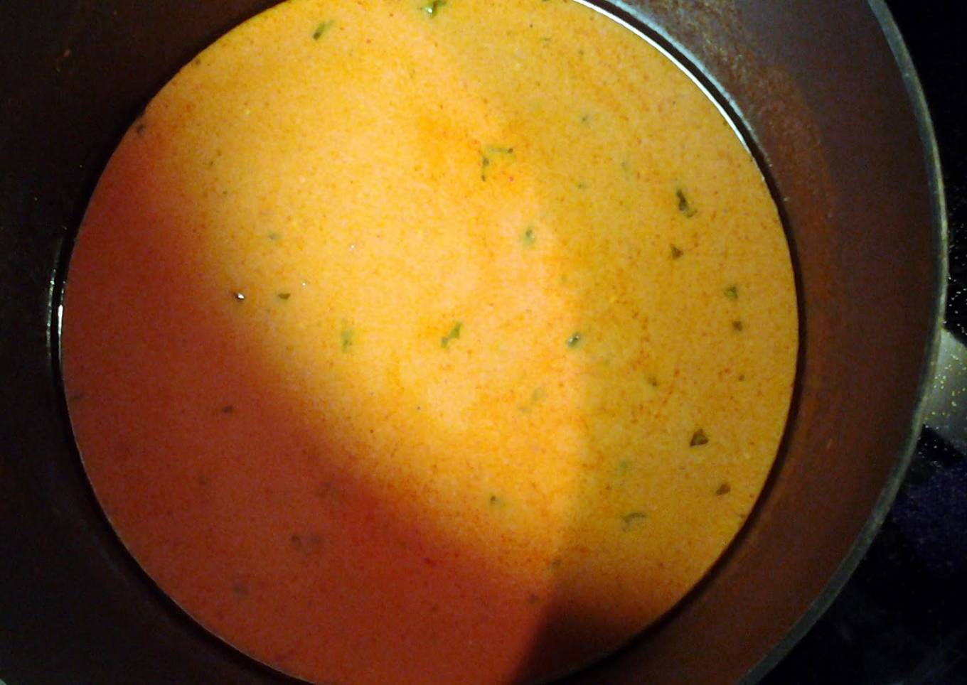 Tomato soup with basil
