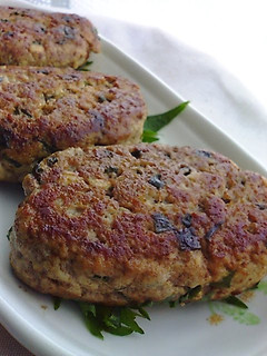 A picture of Easy Tofu Hamburger Steak with Fragrant Sesame Oil.