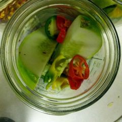 A picture of The Reverend's Durty Pickles.