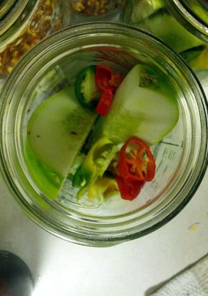 A picture of The Reverend's Durty Pickles.