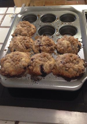 A picture of Blueberry Muffins.