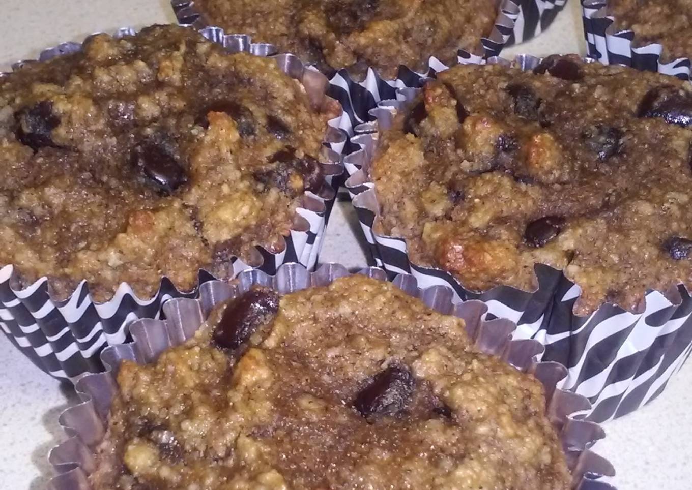 Paleo Choc Chip Banana Muffins
