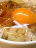 *Egg Rice with Fukujinzuke*