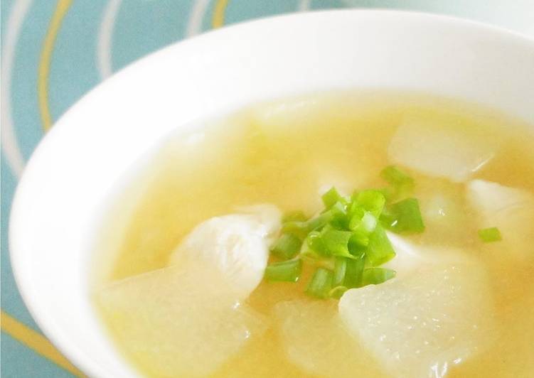 Recipe of Tasty Mildly Flavored Winter Melon Soup