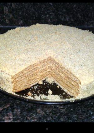 A picture of Medovnik ( Honey Cake ).