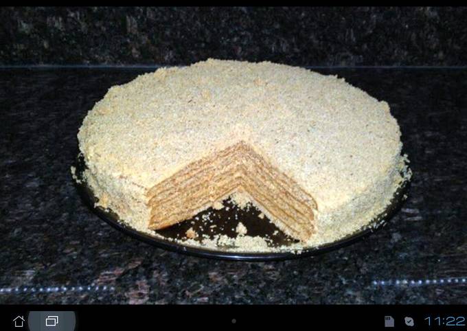 Recipe of Speedy Medovnik ( Honey Cake )