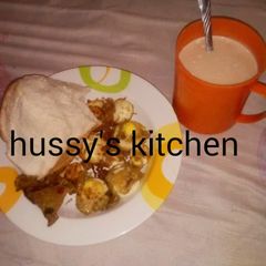 Bread nd Freid boiled egg A picture of Bread nd Freid boiled egg.