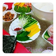 A picture of Sushi Handrolls for a Feast.