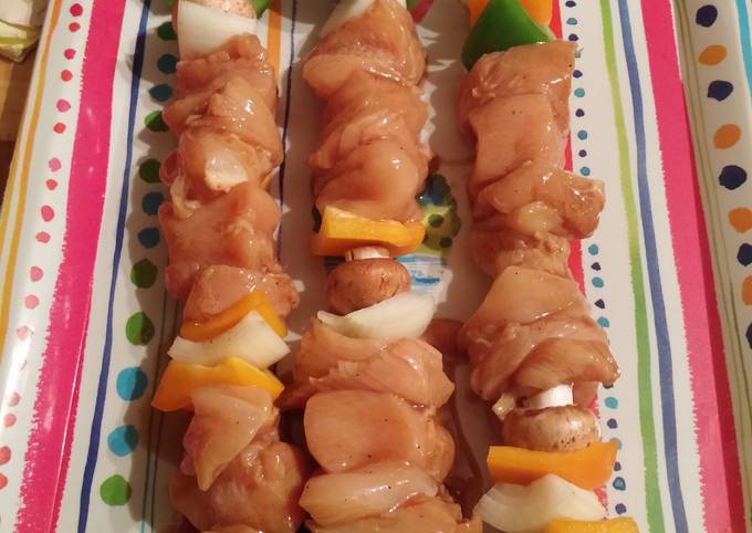How to Make Any-night-of-the-week Chicken kabobs