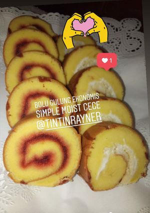 Foto resep Bolu Gulung Nanas "4 telur"