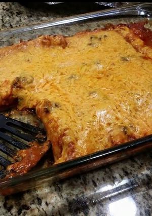 A picture of Beef Enchiladas II.