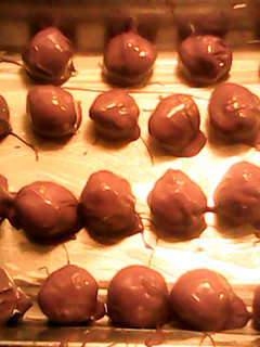 A picture of Chocolate Peanut Butter Balls.
