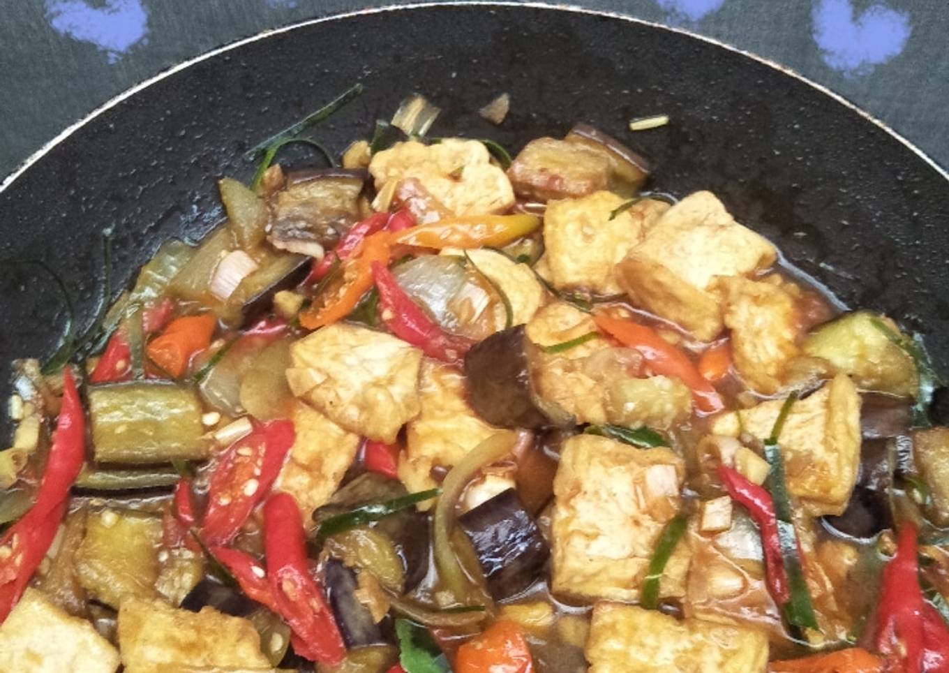 73. Tahu Terong (Sereh dan Daun Jeruk)