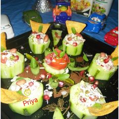 A picture of Cucumber Cups.