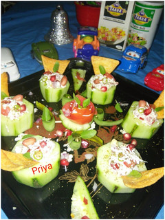 A picture of Cucumber Cups.