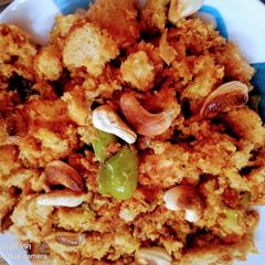 A picture of Left Over Bread Pulao.