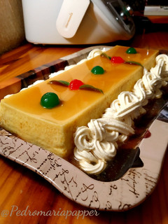 Una foto de Flan de huevo y leche condensada