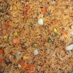 A picture of Veggie fried rice.