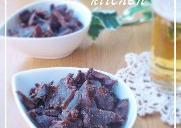 How to Make Super Quick Homemade Gizzard Jerky