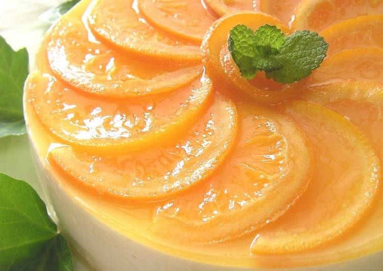 How to Cook Appetizing Orange Mousse Cake