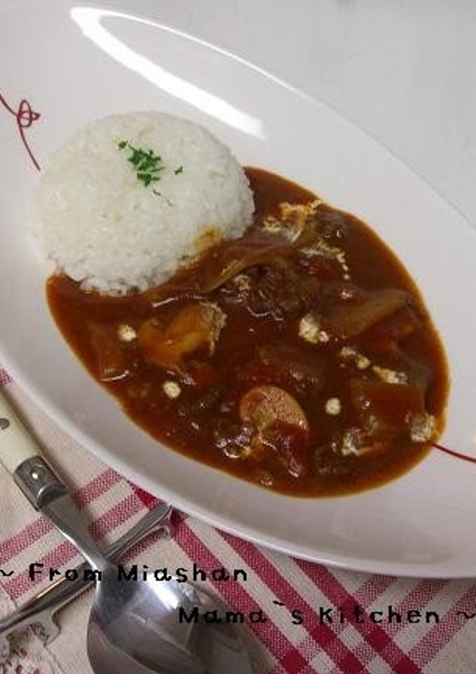 A picture of Tomato Hashed Beef Stew.