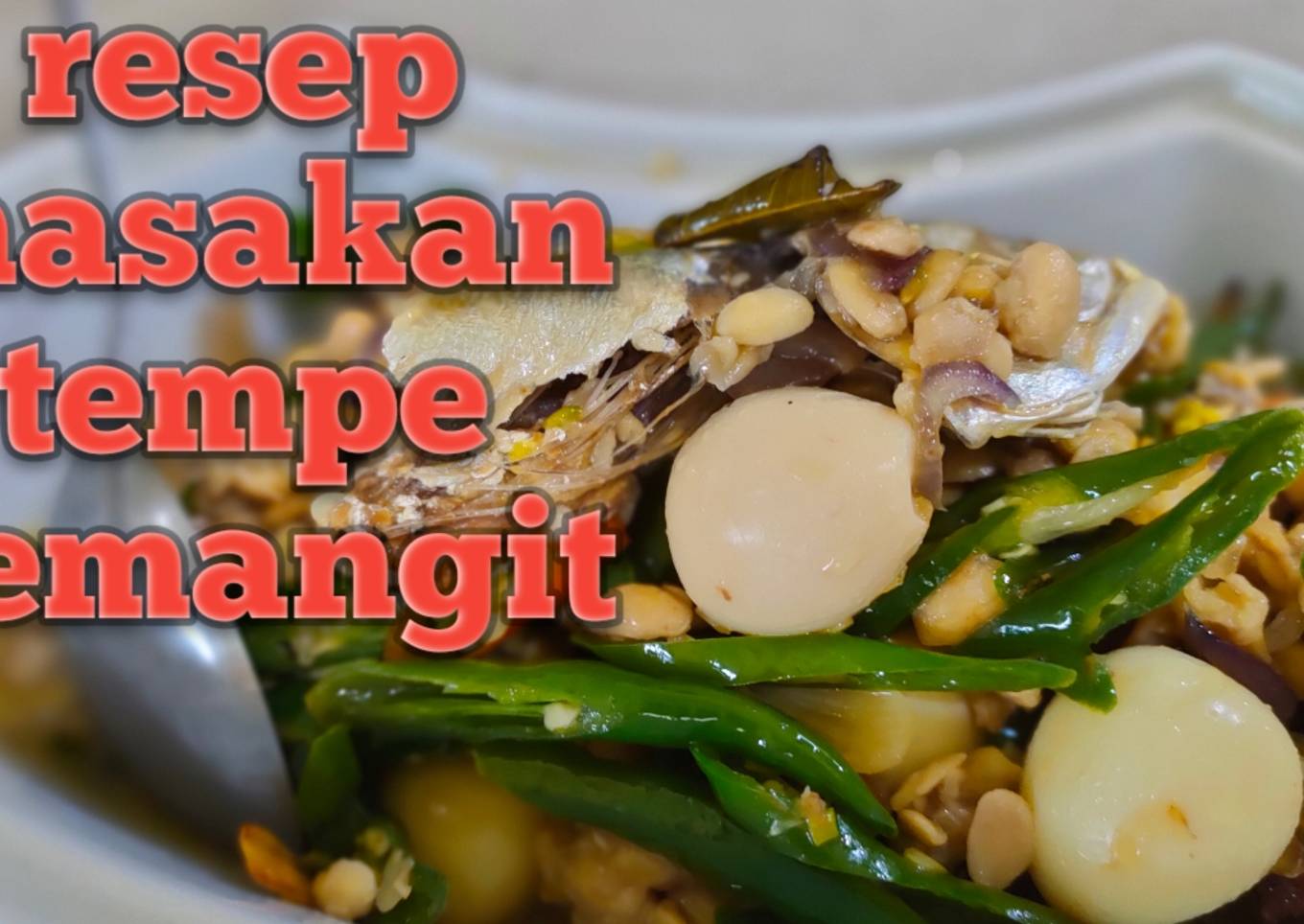 Resep masakan tempe semangit