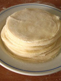 A picture of Easy Homemade! Gyoza Dumpling Skins.