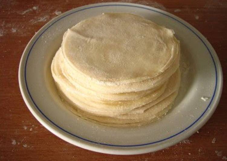 Step-by-Step Guide to Prepare Homemade Easy Homemade! Gyoza Dumpling Skins