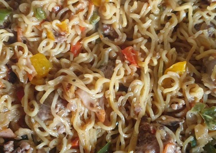 Recipe of Homemade Wors sweet and chilli stir fry