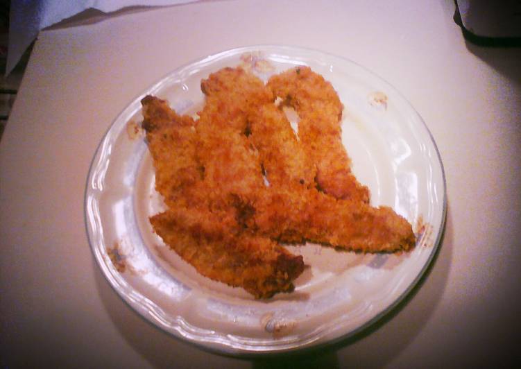 Simple Way to Prepare Homemade Panko Crusted Steak Fingers