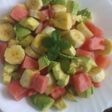 Avocado,banana and melon pudding.#nonheatsnack