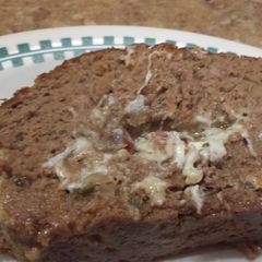 A picture of Bacon and Cheese stuffed Meatloaf.