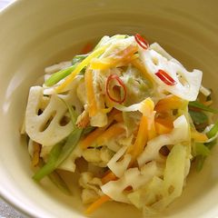 A picture of Japanese Leek Kinpira.