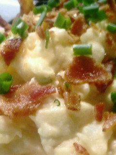 A picture of Sriracha and Bacon Potato Salad.