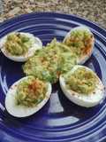 Easy Deviled Avocado Eggs