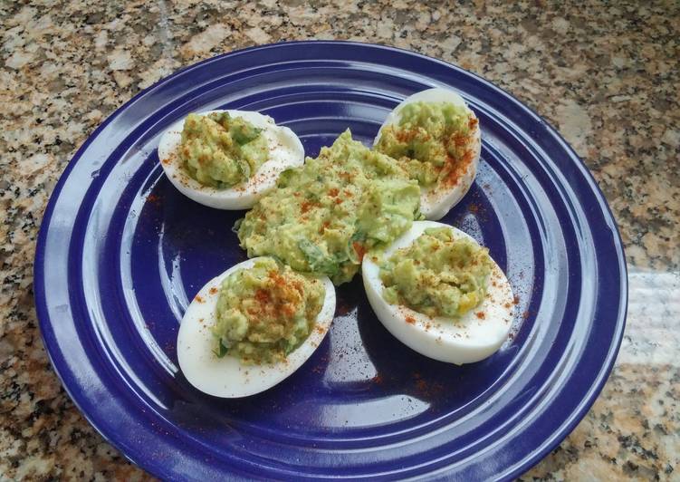 Recipe of Favorite Easy Deviled Avocado Eggs