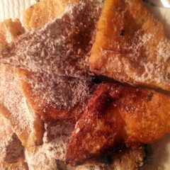 A picture of Bread Donuts!.