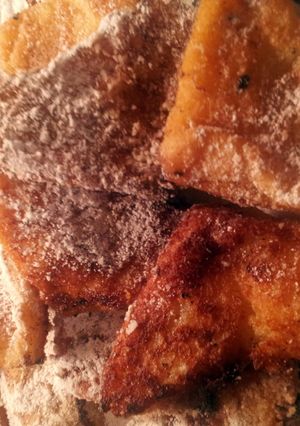 A picture of Bread Donuts!.