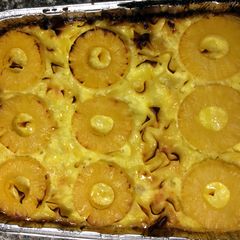 A picture of Pineapple Noodle Pie.