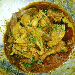 A picture of Bebek Rica Rica.