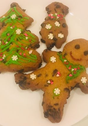 A picture of Christmas Sugar Cookies.