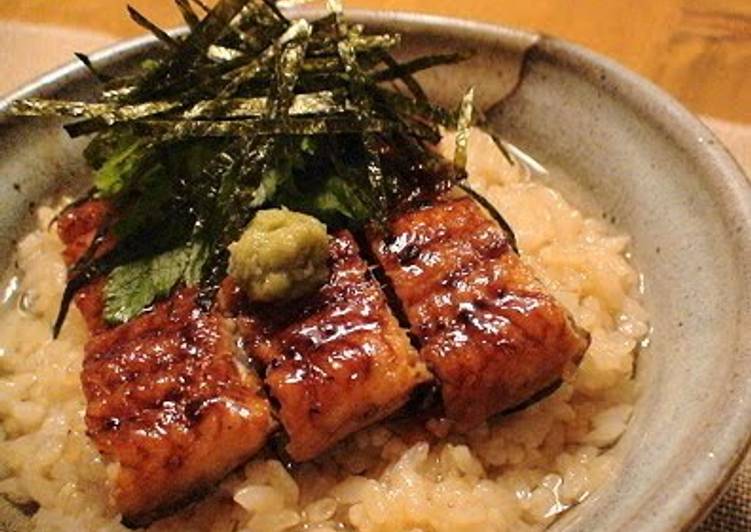 Recipe of Ultimate Dashi Stock for Ochazuke with Broiled Eel